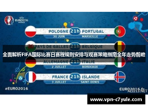 全面解析FIFA国际比赛日赛程规则安排与观赛策略指南全年走势前瞻